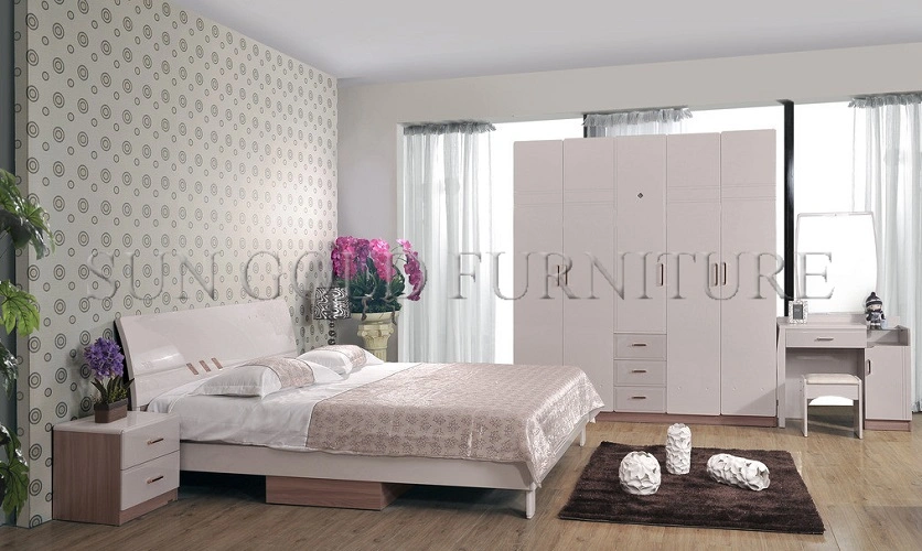 Simple Home Hotel Bedroom Furniture Sets with Wardrobe Cabinet (SZ-BF084)
