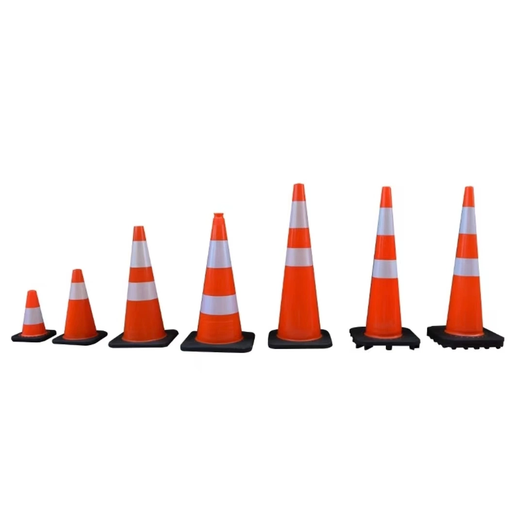 70cm Plastic Construction Road Security Orange PVC Traffic Street Cones