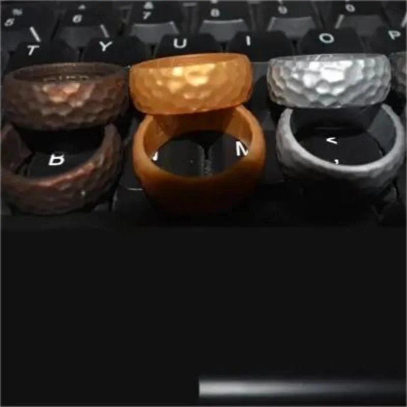 Silicone Rings Rubber Wedding Bands Flexible New Shape Rings for Men