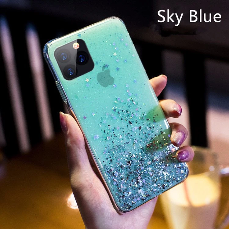 Hot Selling Fashion Glitter Shining Star Women Girls Mobile Phone Case for iPhone Xr iPhone Xs Max iPhone X/Xs