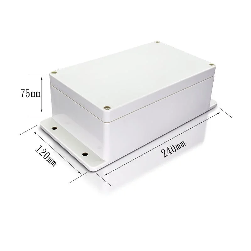 Electrical Electric IP67 Plastic Waterproof Wire Junction Box ABS PC Transparent Cover Enclosure Box