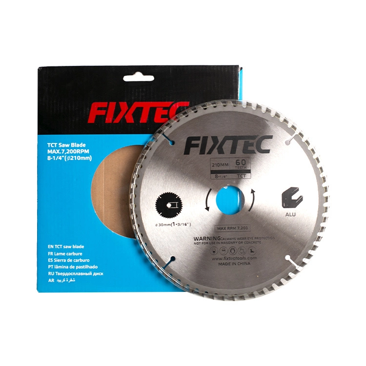 Fixtec Power Tools Accessories 40t Tct Saw Blade Circular Saw Blade for Wood Cutting & Marble Cutter