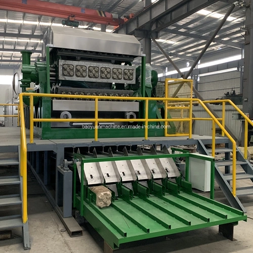 Baoyuan Machinery Paper Egg Tray Making Machine Automatic Pulp Molding Plant with Brick Drying Equipment