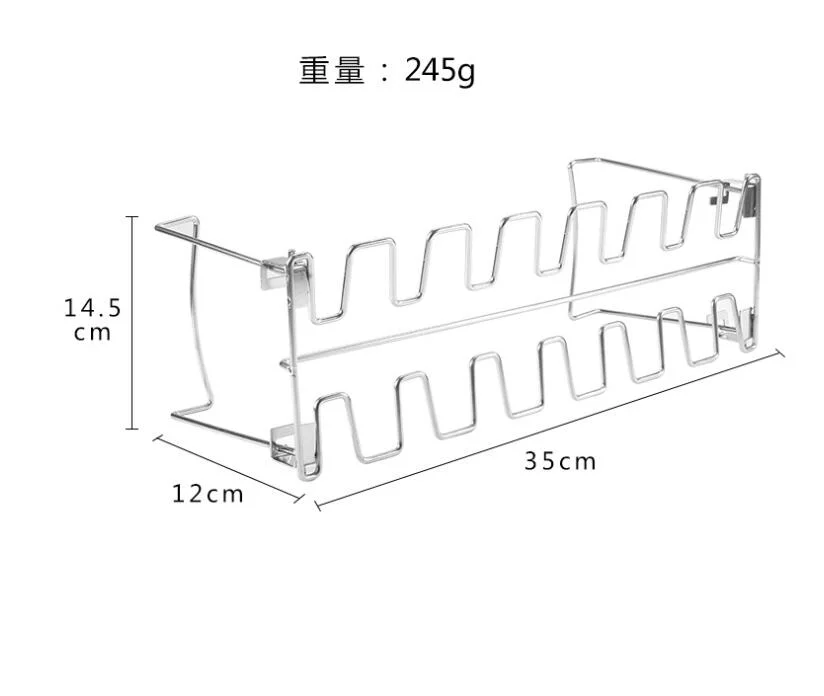 Barbecue Place Barbecue Tool Stainless Steel Folding Drumstick Rack Household Oven Barbecue Tray Esg15717