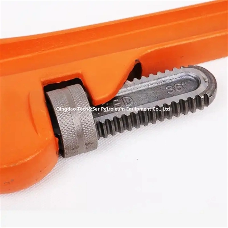 Aluminium Handle Pipe Wrench Adjustable Wrench Hand Tool for Civil Engineering Industries Cutting Tool Ratchet Wrench