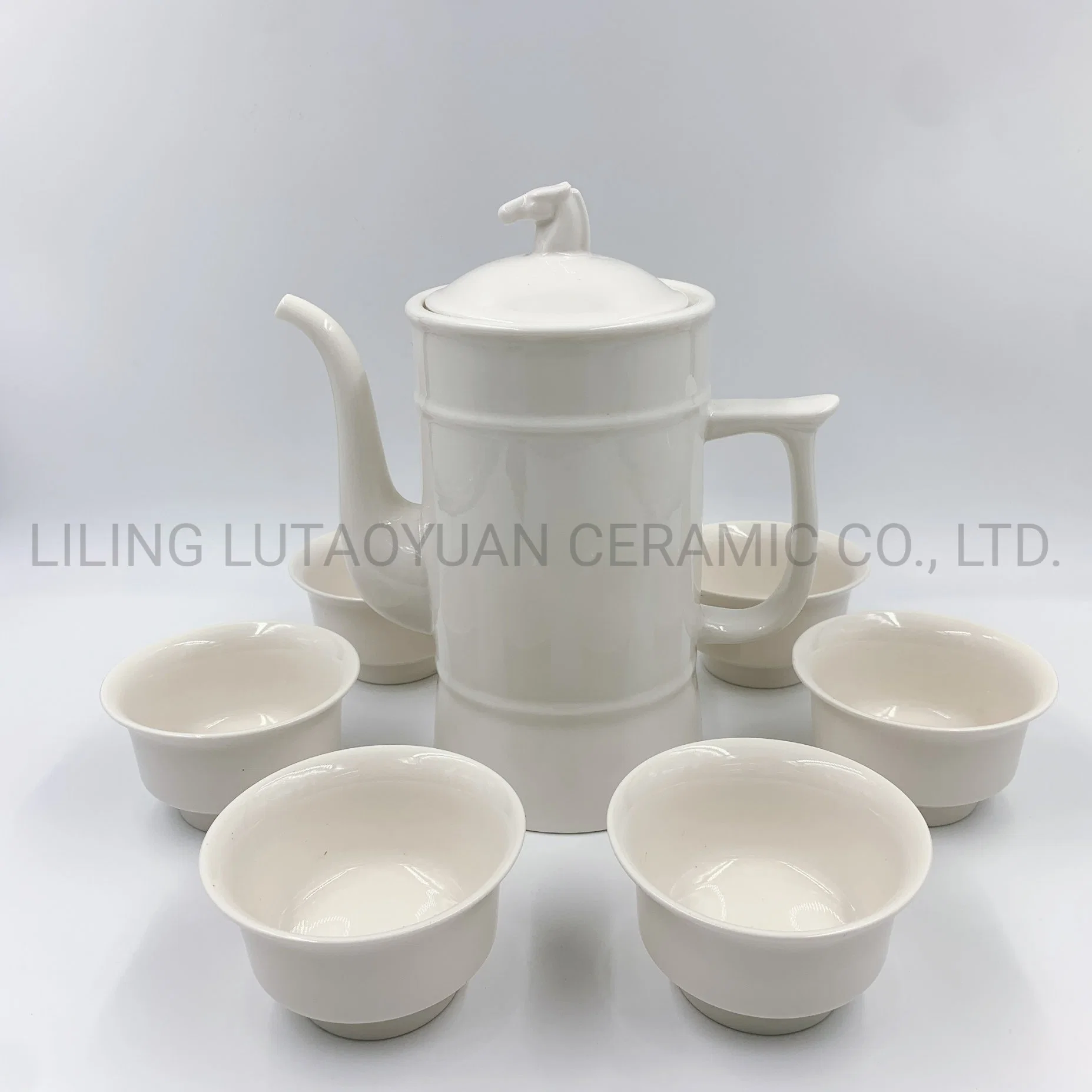 Colored Promotion Porcelain Ceramic Horse Sliverware/Tableware for Coffee Tea Milk Juice with Customized Color Pattern Logo and Designs