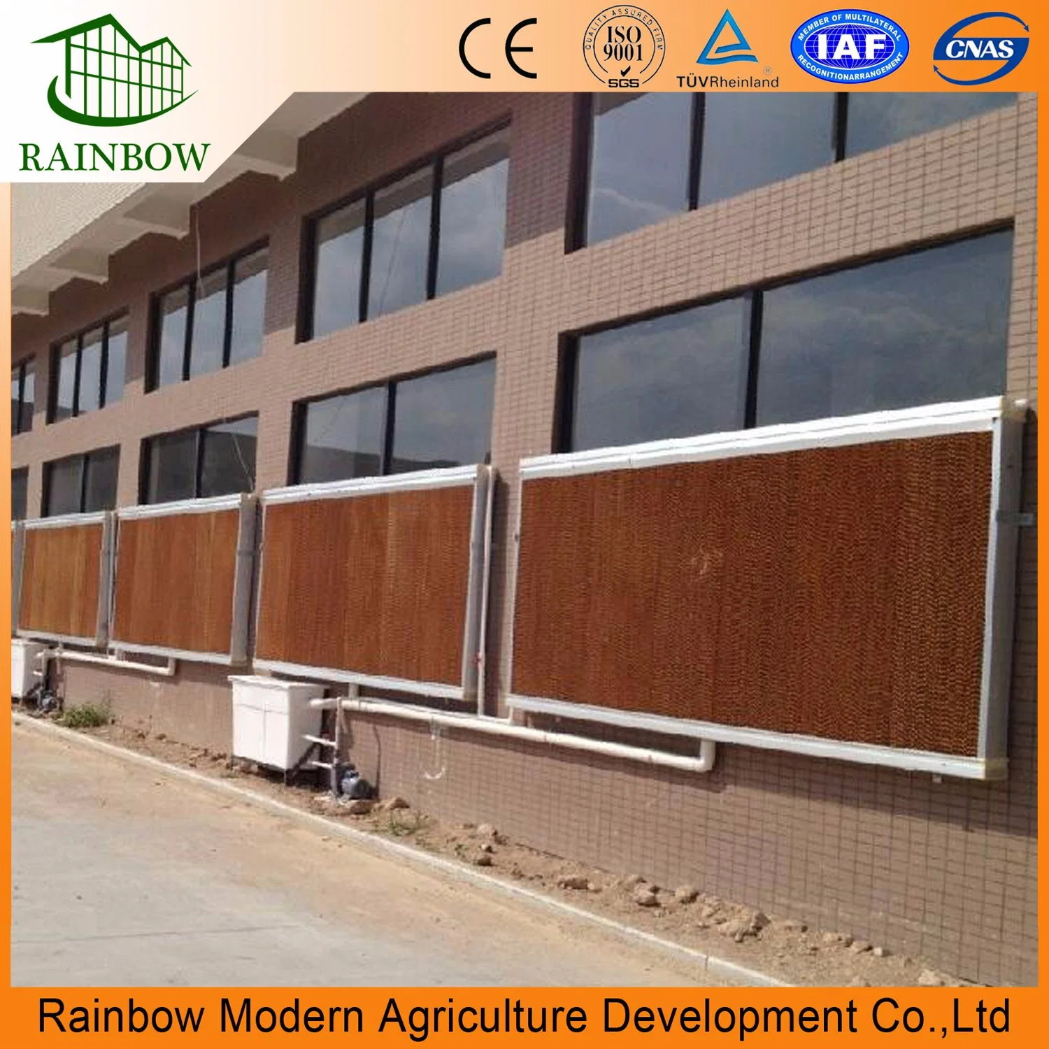 Aluminium Alloy Frame 7090 Poultry Evaporative Cooling Pad