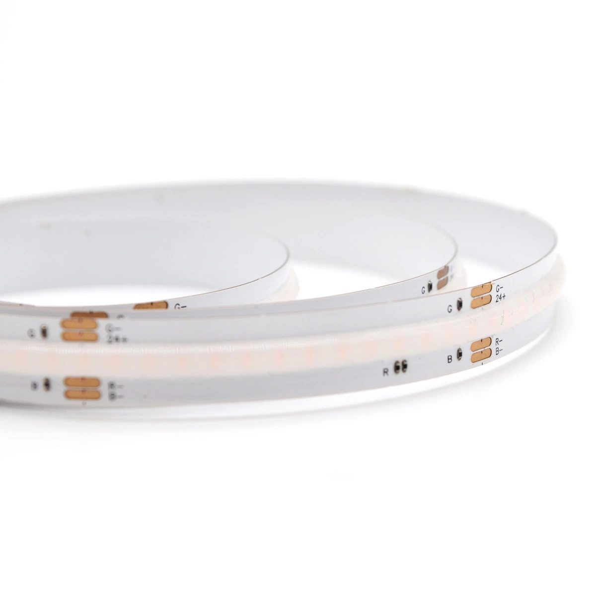 Customized DC24V RGB COB LED Lighting Strip for Decoration Lighting