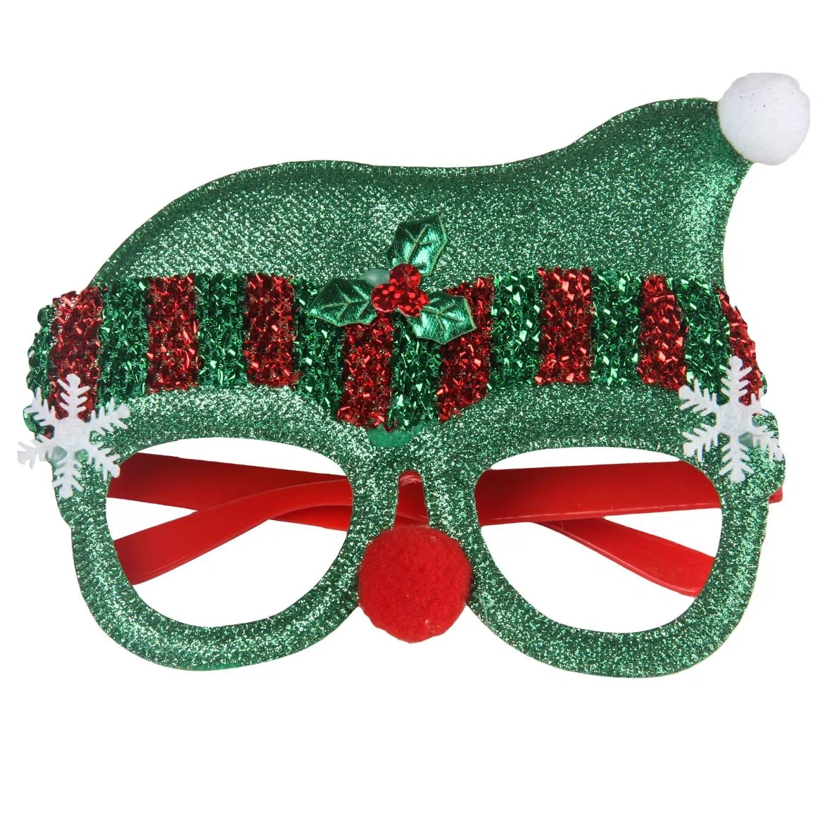 Christmas Decoration Glasses Frame Christmas Gift Glitter Glasses Cg-1001