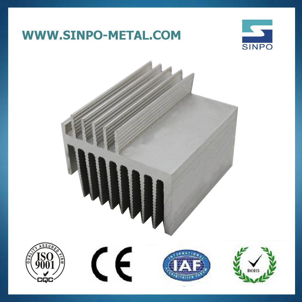 Factory Customized Solar Inverter Anodized Aluminum Heat Sink Construction Profile