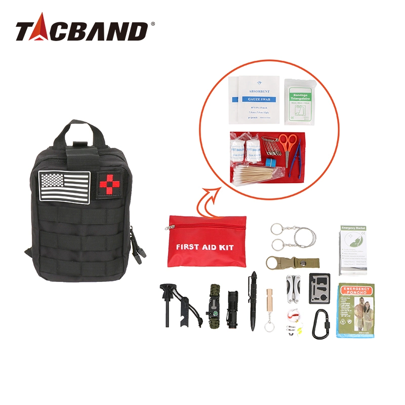 Tacband Multi Emergency Supplies First Aid Survival Kit