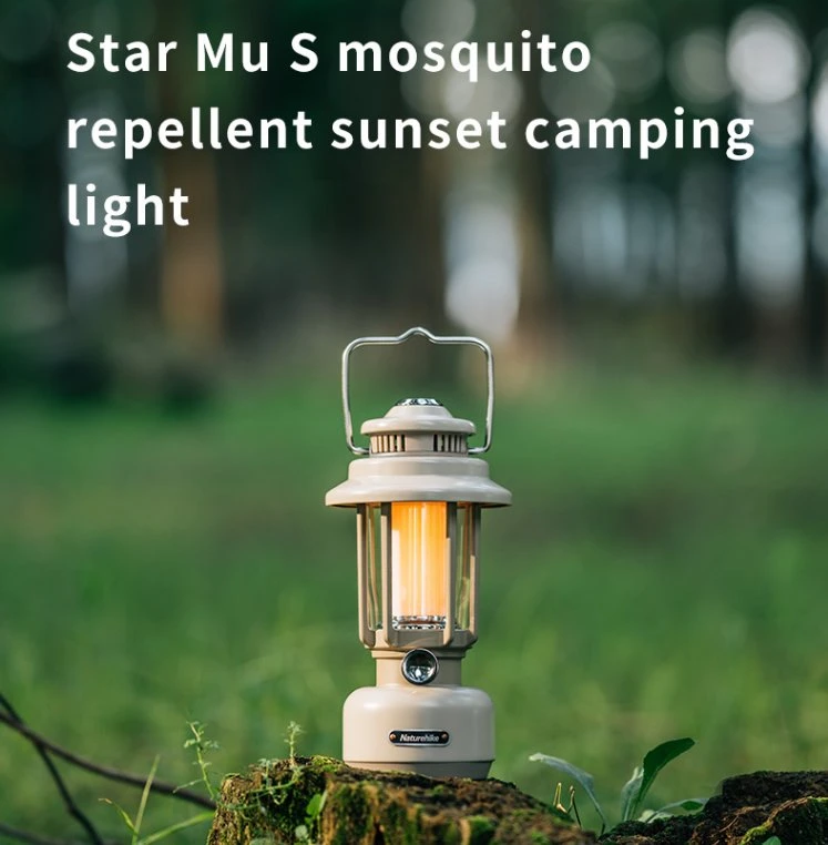 Lampes de camping anti-moustiques à ampoule rechargeable pour meubles d'éclairage extérieur.