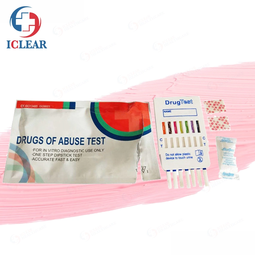 CE 10-in-1 Saliva and Urine Multi-Drug Test Panel Thc Coc Doa Drug of Abuse Rapid Test Kit