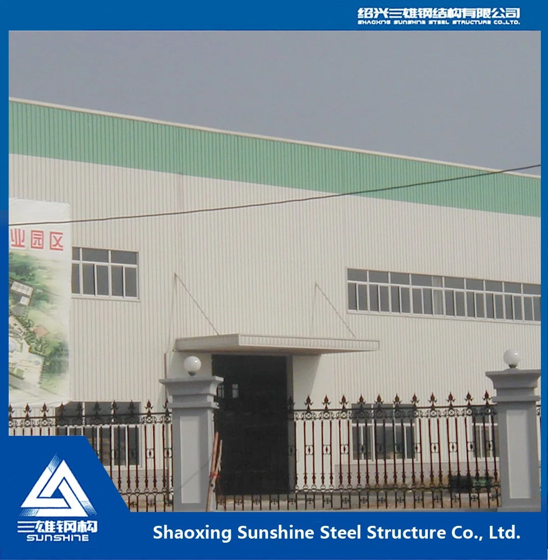 Prefabricated Building Low-Cost Light Frame Steel Construction Used on Workshop /Warehouse