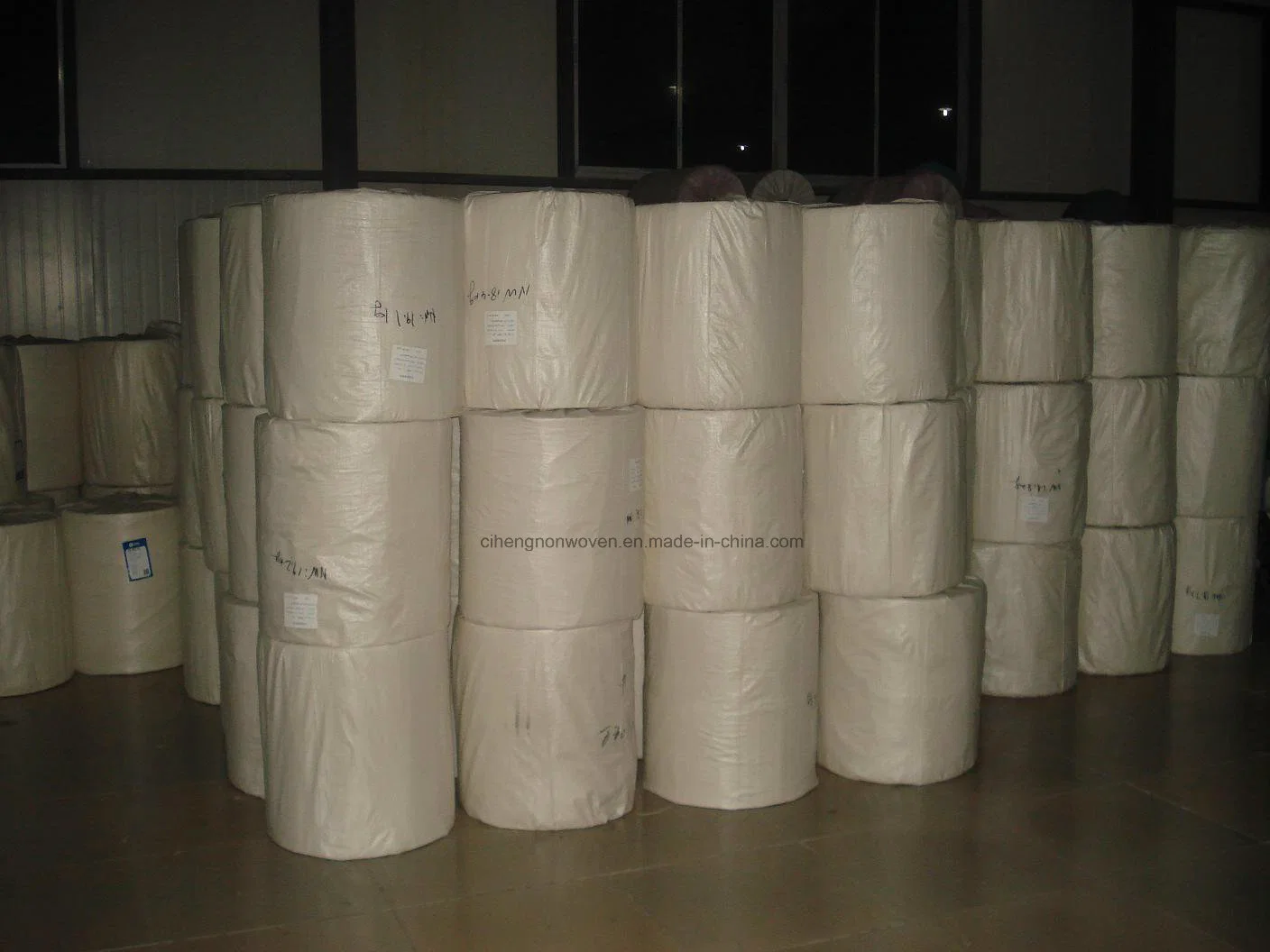 Polipropileno PP/Spunbond Nonwoven Fabric/no tejido de las Materias Primas para pañales