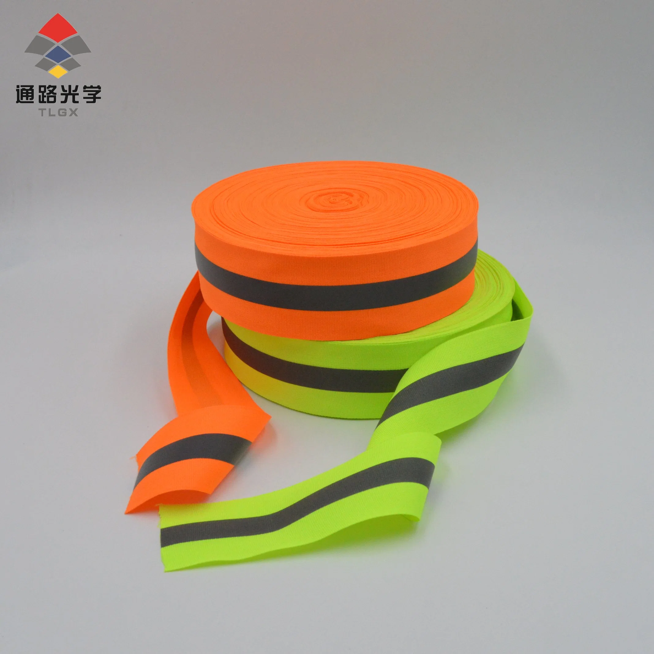 Wide Application Reflective Material Roadway Safety Poly 5cm 2inch High Visible Reflective Webbing