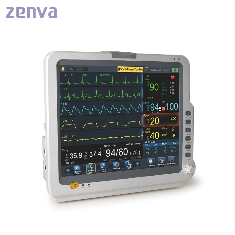 Medical Portable Multi Parameter Plug-in Patient Monitor