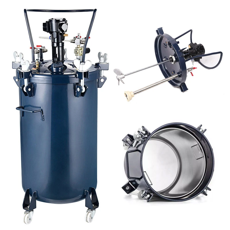 Capacity 60L Auto Mixing Agitated Pneumatic Automatic Spray Painting High Pressure Pot/Tank