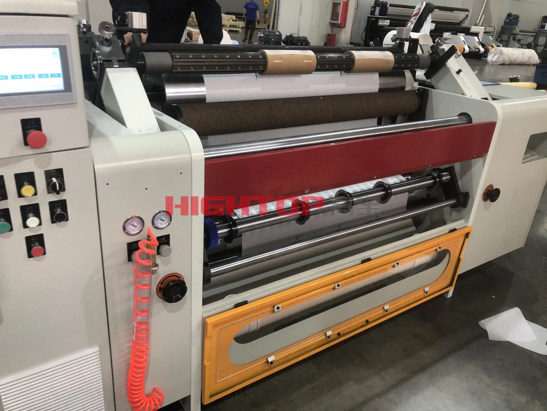 Bdfq Surface Winding Roll to Roll Straw Paper Slitting and Rewinding Machine 1100 Width