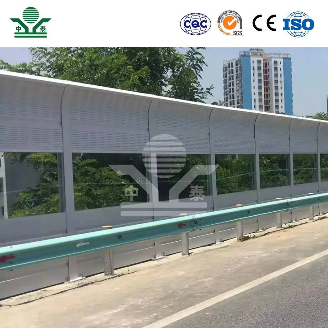 Zhongtai Temporary Sound Barrier Wall China Manufacturing Construction Barrier Netting Aluminum Plate Material Highway Barrier Walls