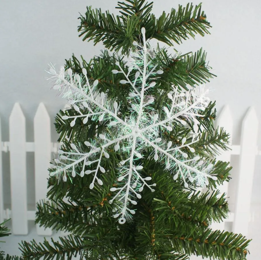 Venta caliente Navidad Snowflake Hoja ornamento