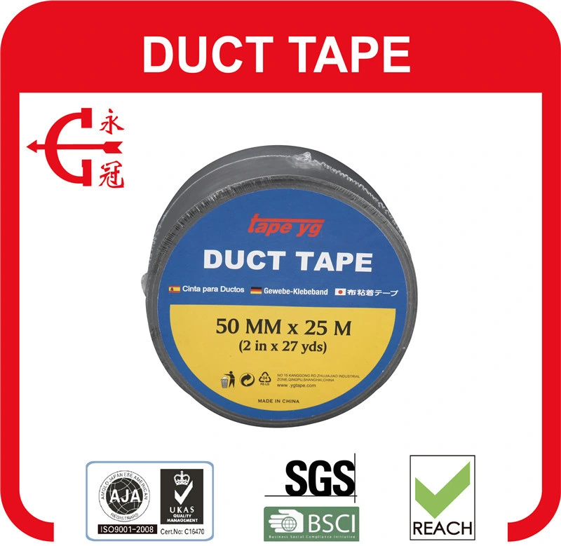 Heavy Duty No Residue Multipack Rainbow Color Industrial Cloth Duct Tape with Tear by Hand