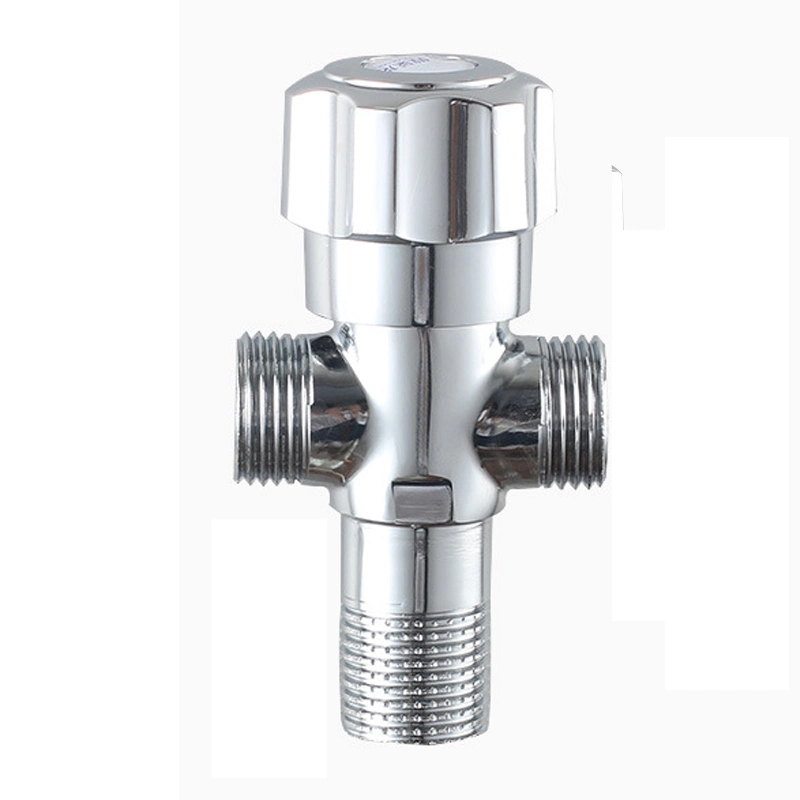 Stainless Steel Hot and Cold Inlet Valve Bathroom Faucet Stop Valve