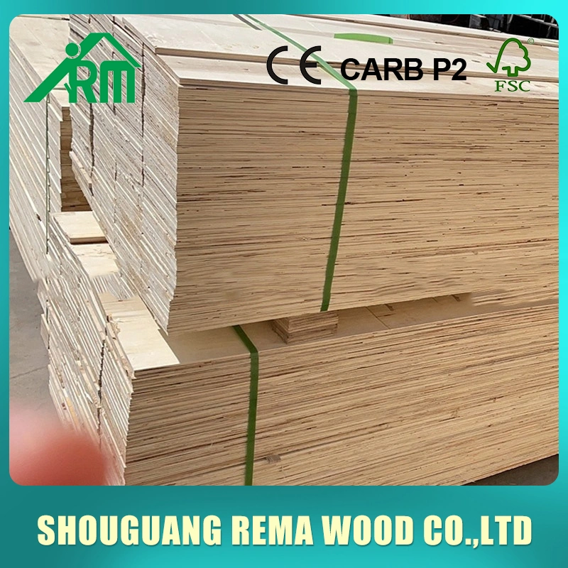 Factory Supply Slab Formwork LVL Laminated Veneer Lumber LVL Beams Lvb Lumber Pine Plywood for Building