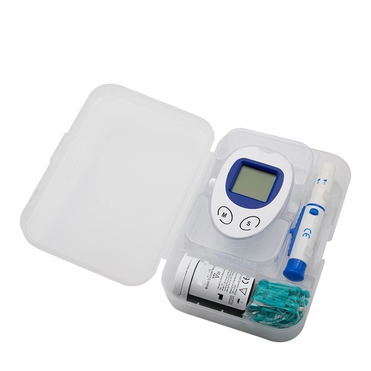 Hot Selling LCD Display Handheld Blood Glucose Sugar Test Meter CE Certificated Testing for Home Use