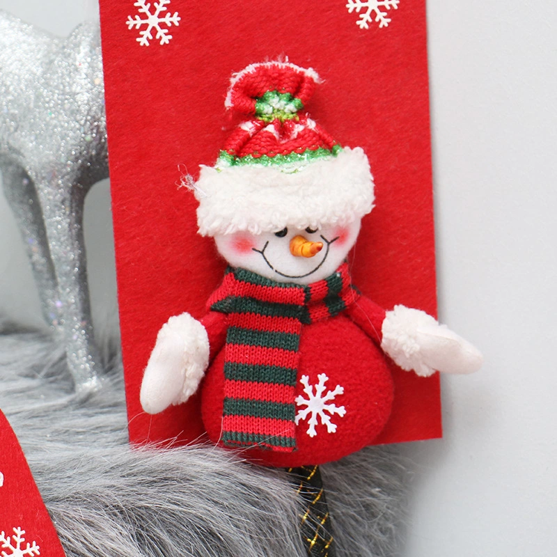 Santa Claus Snowman Doll Non Woven Door Hanger