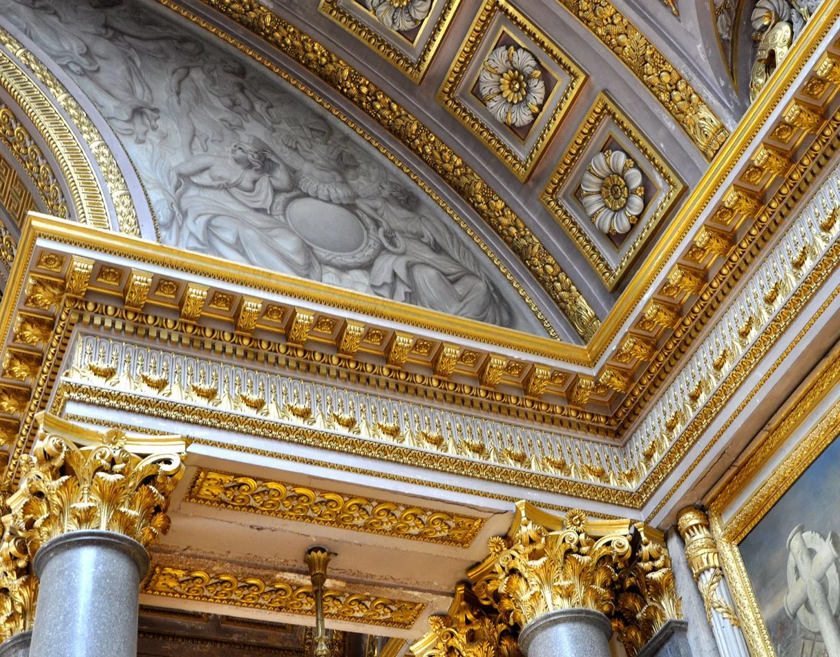 Decorative Cornice Gold Crown Moulding for Interior Decoration