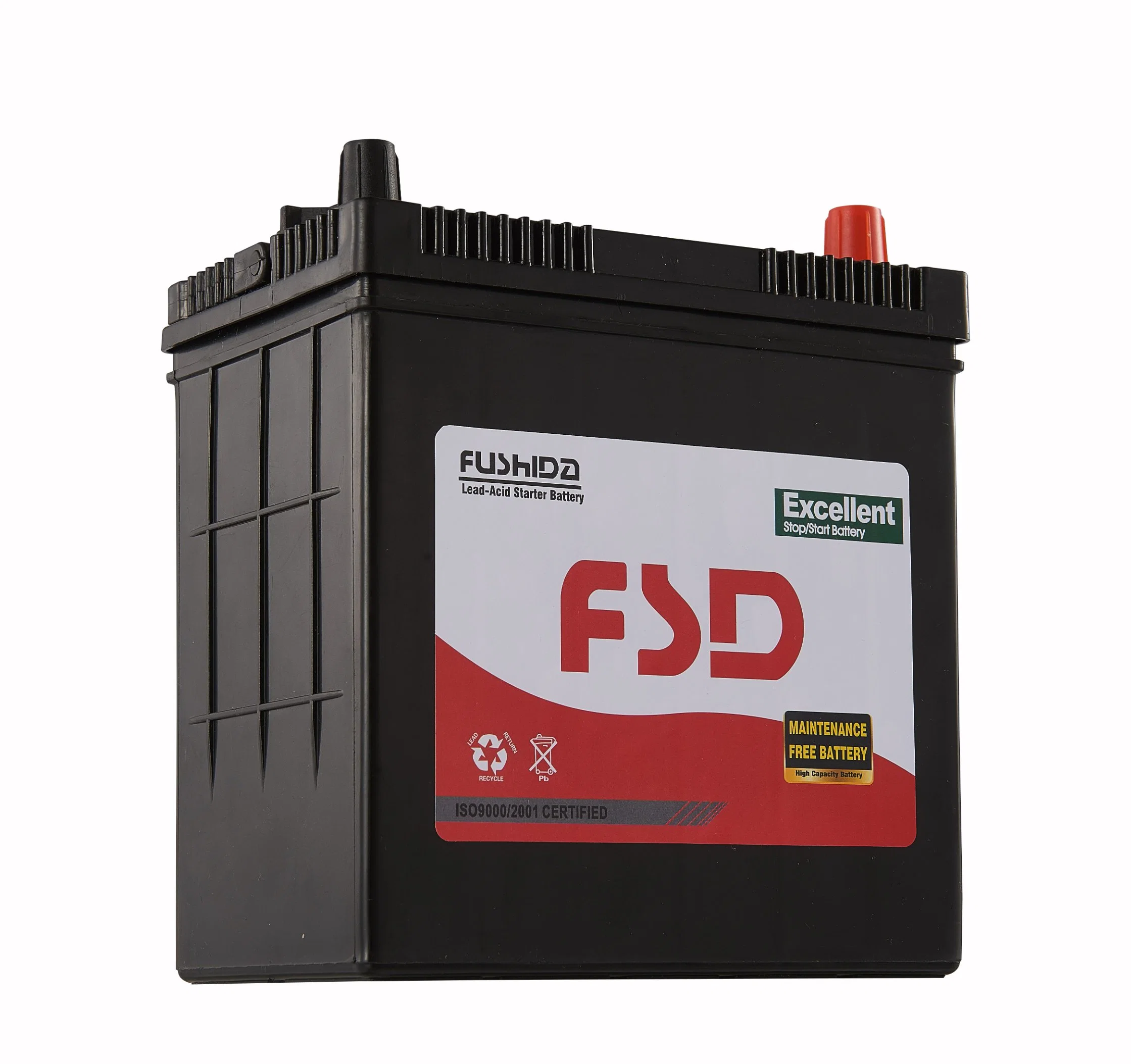 Bateria para automóvel sem manutenção JIS Standard 45-a bateria de chumbo-ácido