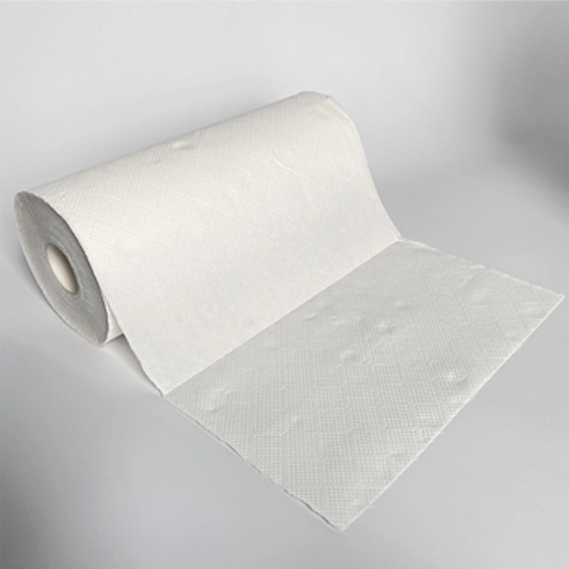 Agua absorbente sin polvo Cocina toalla papel tisú toallas grandes rollo Cocina Toalla de papel