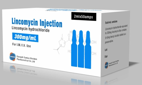 Lincomycin Hydrochloride for Injection 600mg/2ml