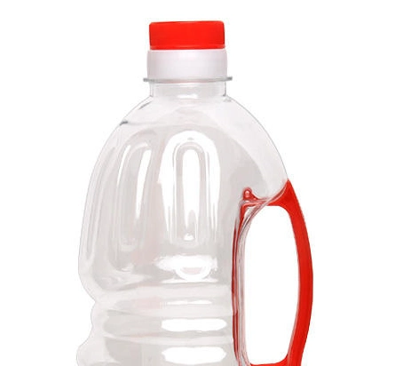 Recipiente de embalaje de plástico vacío y duradero para botellas de aceite de cocina transparente