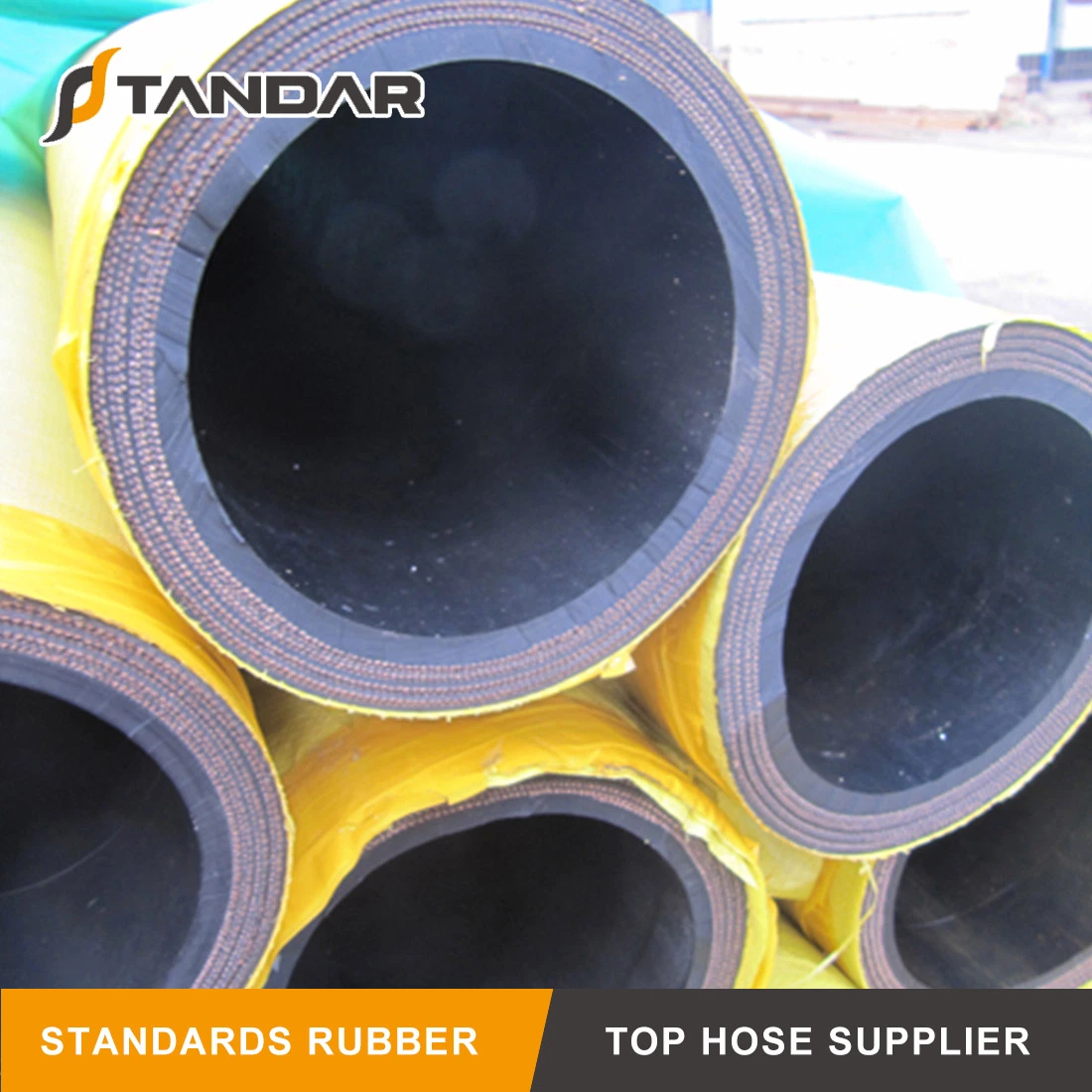 Cloth Surface Flexible Wire Spiral Industrial Rubber Mud Drilling Hose