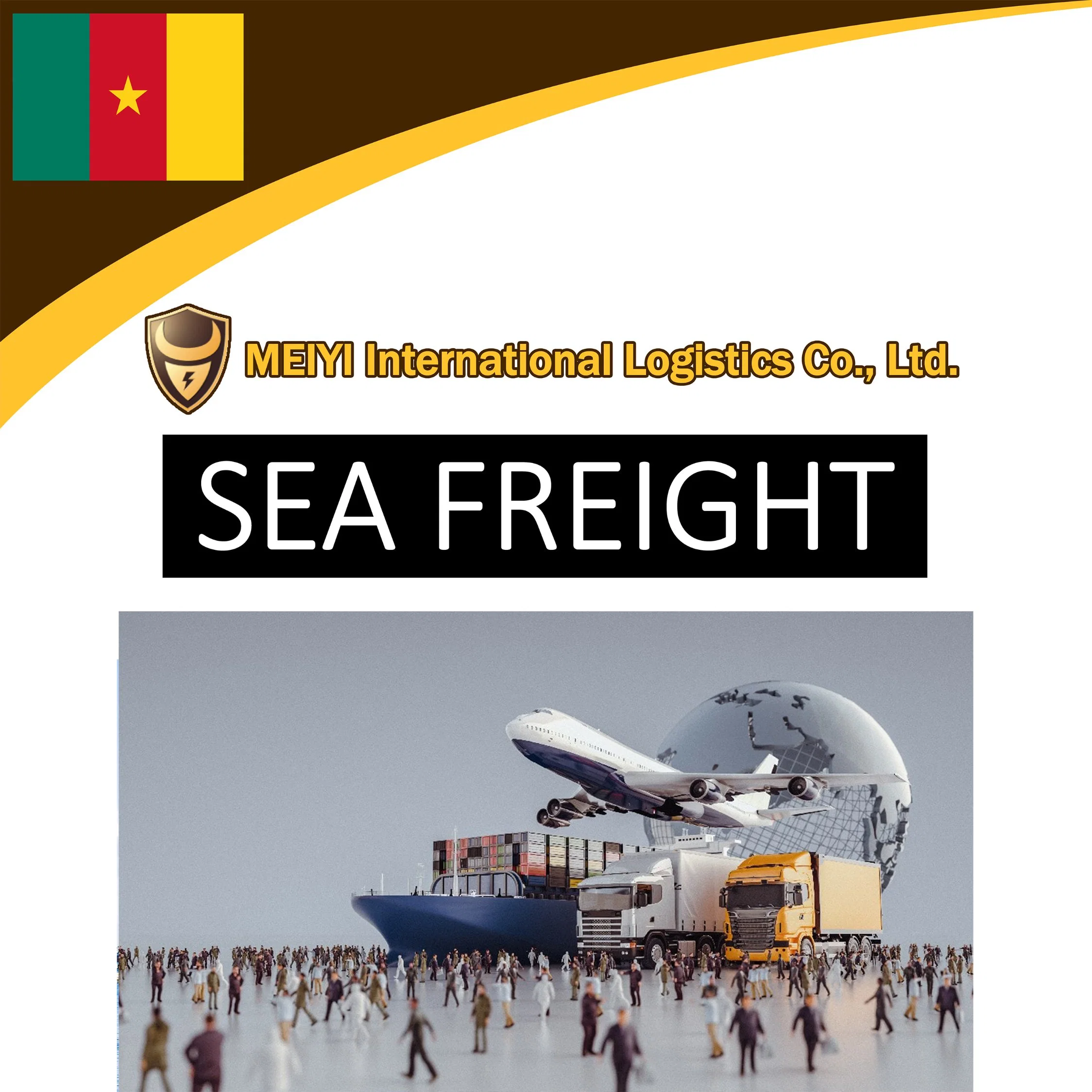 Shipping service from China to Cameroon by sea freight door-door shipment DDP DDU international forwarder
