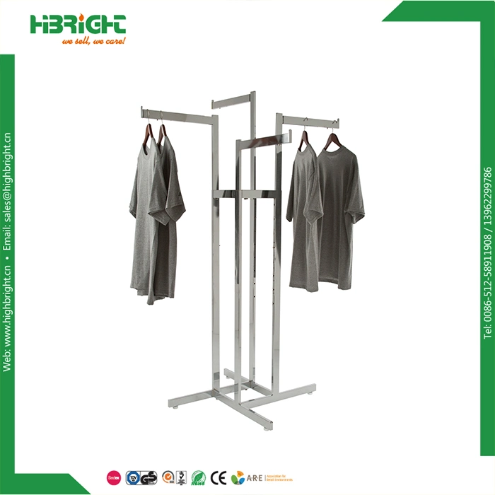 4-Way Garment Rack to Display Clothes in Store