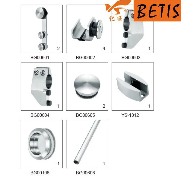 OEM ASTM-Standard Stainless-Steel Top Header for Sliding Shower Door Kit