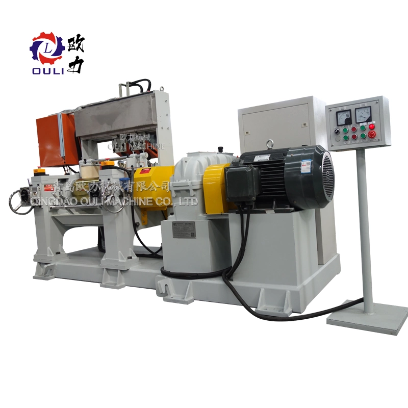 Top Safety Silicone Rubber Two Roll Mixing Mill, Soft Material Automatic Two Roll Mill, Open Mixer Machine