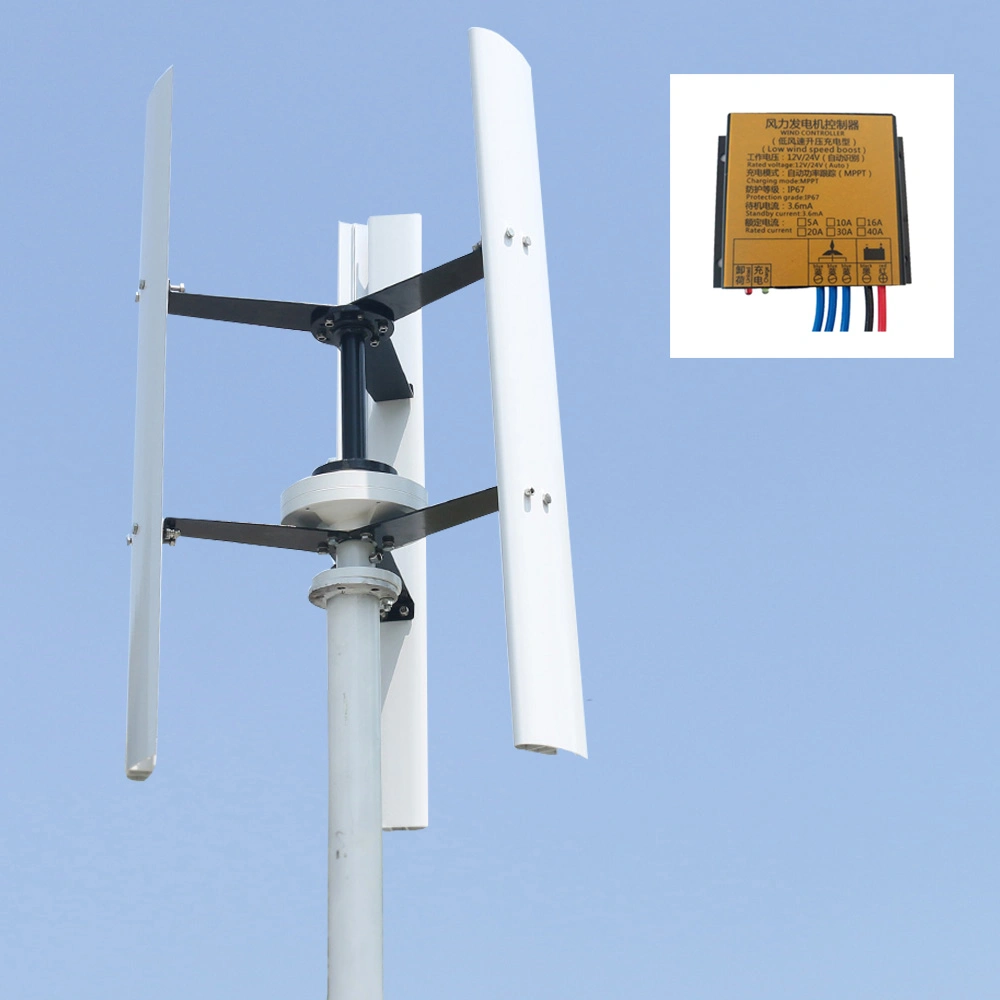 Small 500W Vertical Wind Turbine 12V 24V 48V for Home