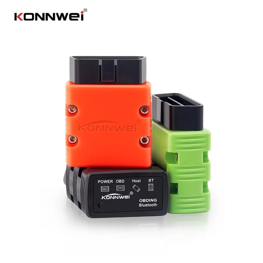 Konnwei Kw902 Mini Plug in Car Auto Diagnostic Tool OBD2 قارئ الرمز للرمز Turque بنظام Android المزود بقابس Bluetooth لـ WiFi