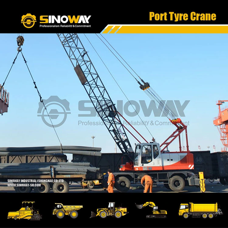 40 Ton Mobile Harbor Crane Price Hydraulic Lattice Boom Truck Crane with Grab Bucket for Sale