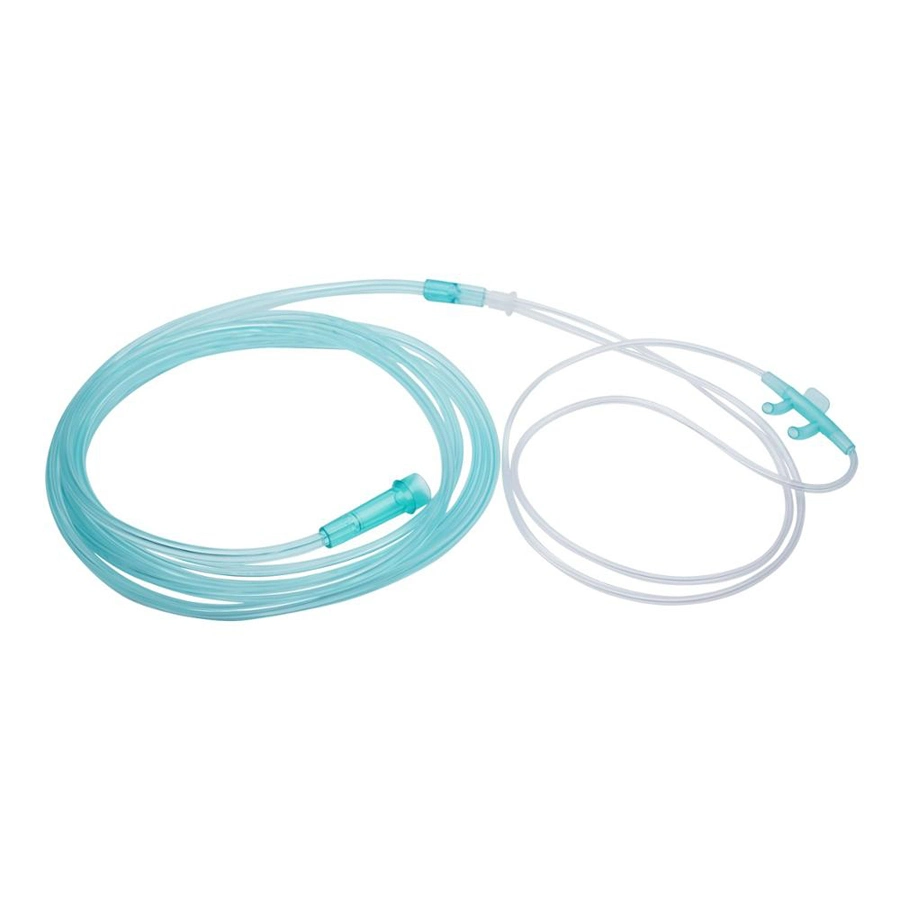 Medical Colored PVC Nasal Oxygen Cannula for Surgical