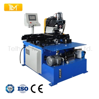 Manufacturer Sale Automatic Pipe Debur Double Head Chamfering Machine for Metal Tube Parts Two Ends Facing and Beveling