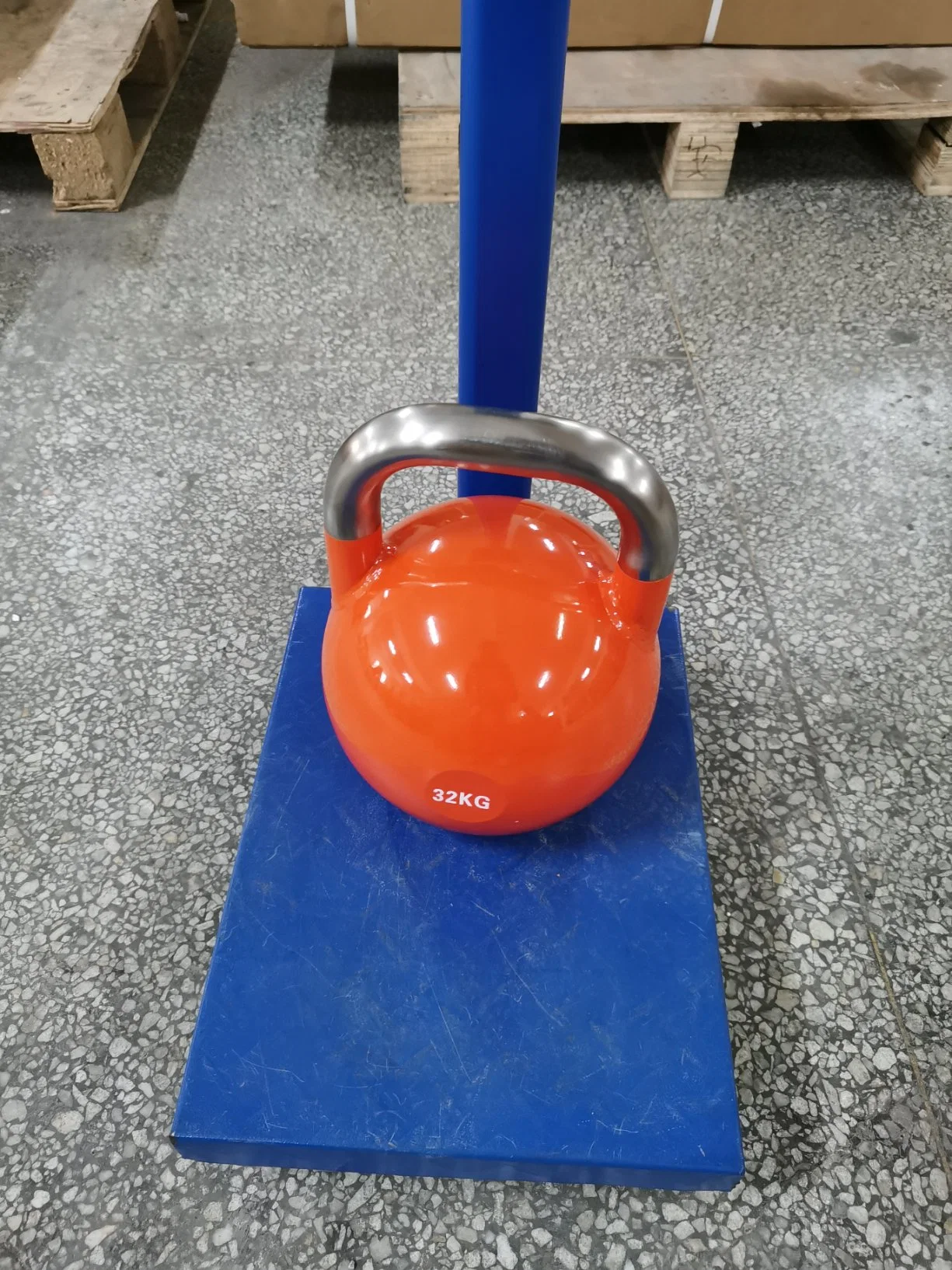 Home Gimnasio Fitness competencia Kettle Bell Logo personalizado fundición Hierro Kettlebell Set con Grip