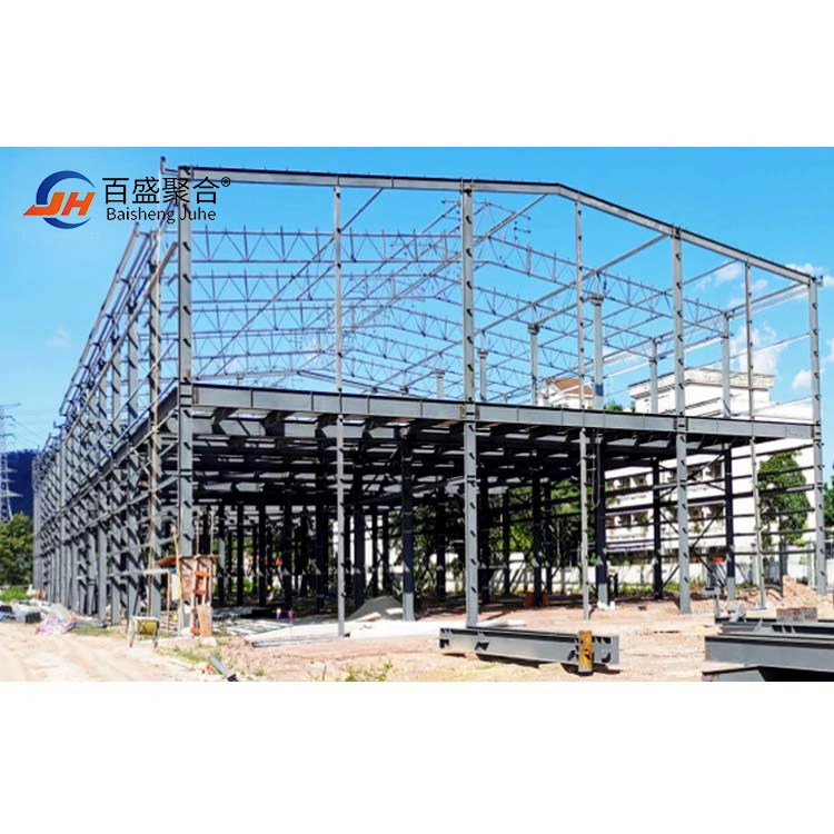 Pre-Engineering Prefabricated/Prefab Building Workshop Building Warehouse Building Light Industrial Design Workshop Steel Frame Structure Low Cost Design Steel