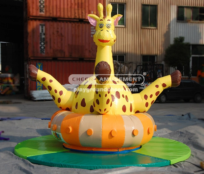 Cheer Amusement Inflatable Rotation Giraffe