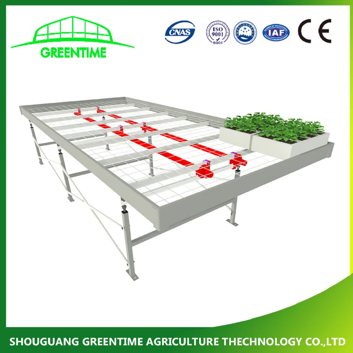 Mesh Rolling Bench System for Agricultural Planting