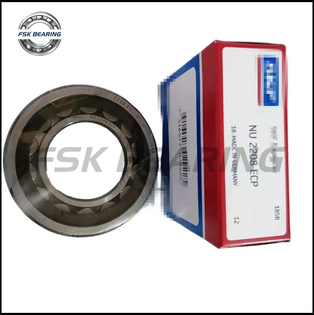 Premium Quality Nu2208ecp Cylindrical Roller Bearing 40*80*23mm Single Row for Automobile Industry